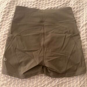 lululemon athletica Women's Khaki Bike Shorts